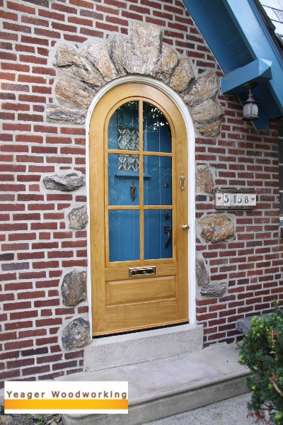 round top storm door